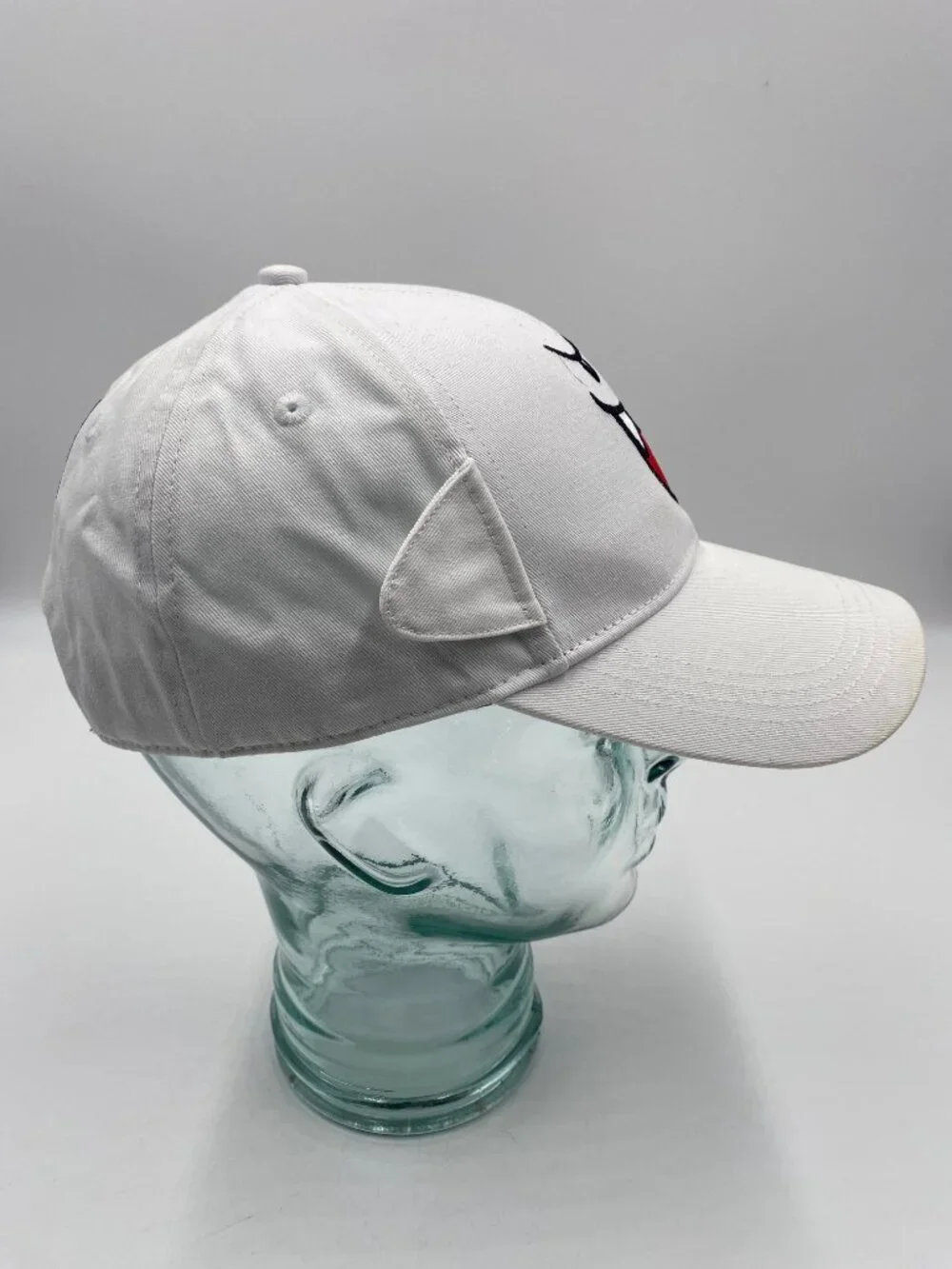 Universal Studios Super Nintendo World White Ghost Hat Snapback Cap One Size